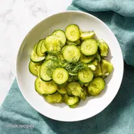 Zesty Dill Pickle Cucumber Salad A Summer Treat