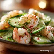 Shrimp and Cucumber Salad Recipe: Zesty Dill and Lemon Dressing
