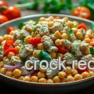 Zesty Tuna Salad with Chickpeas: A Quick & Healthy Delight