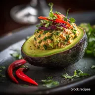 Tuna Stuffed Avocado: 15-Minute Zesty Lime Coriander Recipe