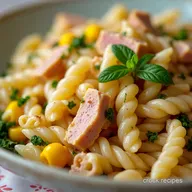 The Ultimate Creamy Tuna and Sweet Corn Pasta Salad Recipe