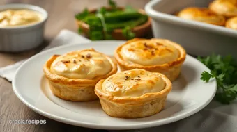 Bake Chicken Pies with Creamy Filling