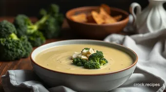 Make Creamy Broccoli Soup with Goat Cheese