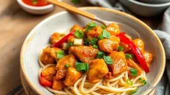 Easy Add to favourite + Print Chilli Chicken with Honey & Soy By Sara Buenfeld – Ready in 10 Minutes! recipe card