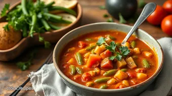 Cook Green Bean Minestrone for Summer Meals