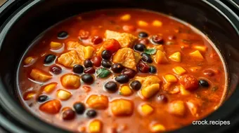 Comforting Chicken Enchilada Soup in a Crock Pot: My Family's Favorite recipe card