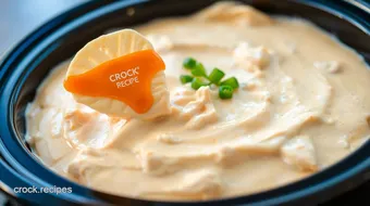 Crock Pot Buffalo Chicken Dip - Creamy Goodness