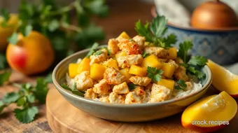 Sautéed Chicken Mango Salad with Curry Flavor