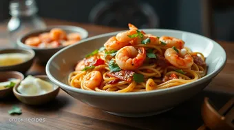 Stir-Fried Shrimp Singapore Noodles Delight