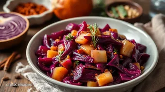 Sautéed Red Cabbage with Warm Spices