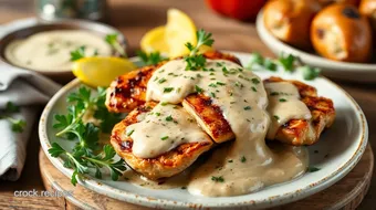 Grill Chicken Creamy Ham Delight