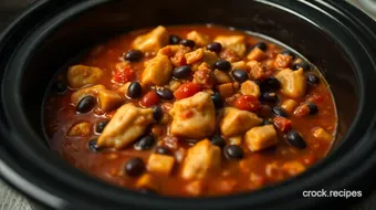 Easy & Hearty Crockpot Chicken Chili: A Cozy Family Favorite recipe card