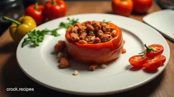 My Family's Favourite Italian Sausage Recipes Without Pasta: Stuffed Peppers Delight recipe card