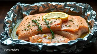 Easy & Juicy recipe for baked salmon in foil: My Fail-Proof Herb Method recipe card
