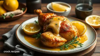 Roast Chicken with Sweet Lemon Sauce