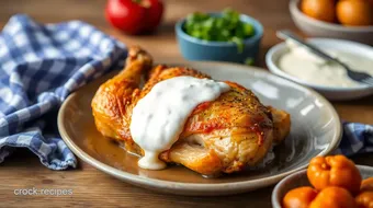 Roast Chicken with Yogurt Sauce Flavorful