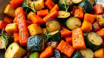 Roast Mixed Vegetables Deliciously Healthy