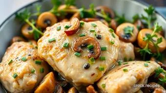 Sautéed Chicken Thighs with Mushrooms