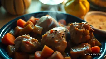 Savory Slow Cooker Chicken: A Family Favorite for Cozy Nights recipe card