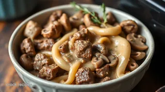 Slow Cooked Beef Stroganoff for Comfort