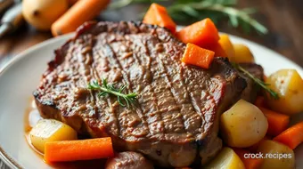 Slow-Cooked Elk Roast Deliciously Tender recipe card