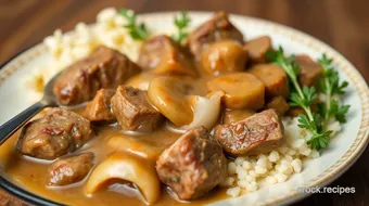 Slow Cooker Cubed Steak with Savory Gravy