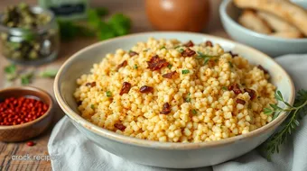 Cooked Couscous with Spices and Herbs