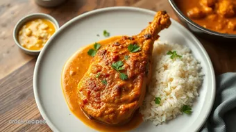 Bake Tandoori Chicken with Creamy Curry Sauce