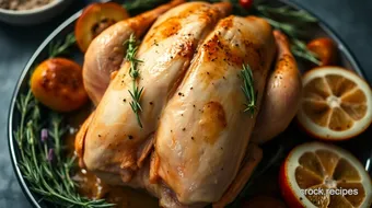 How to Make the Best Succulent Lavender Orpington Roast Chicken recipe card