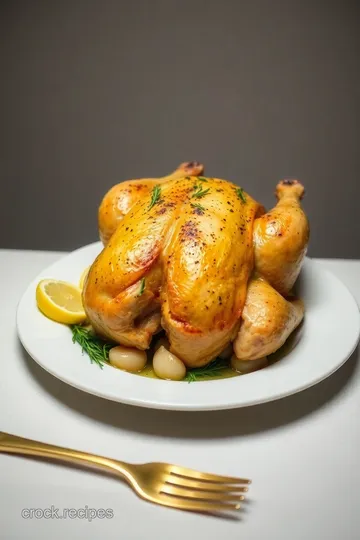 Blue Australorp Chicken Delight: Savory Herb-Roasted Chicken presentation