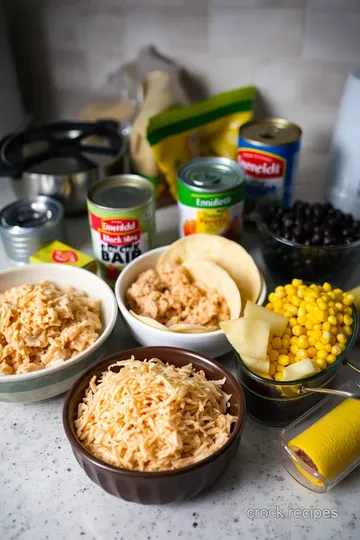 Chicken Tortilla Casserole: A Cheesy Delight ingredients