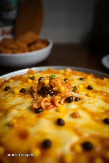 Chicken Tortilla Casserole: A Cheesy Delight presentation