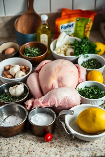 Chicken with Feathers on Feet ingredients