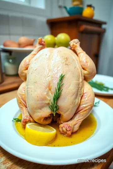 Chicken with Feathers on Feet steps