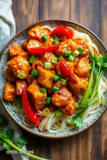 Chilli Chicken with Honey & Soy presentation