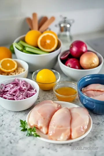 Citrus-Spiked Chicken with Roasted Red Onions ingredients