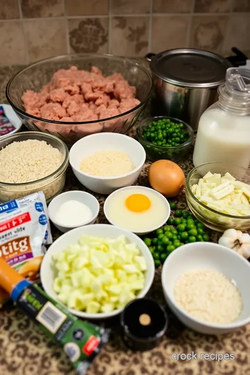 Classic Salisbury Steak with Ground Chicken ingredients