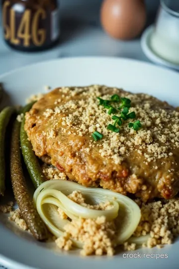 Classic Salisbury Steak with Ground Chicken presentation