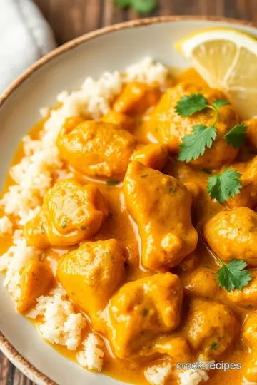 Lightened-Up Chicken Korma: A Healthy Take on an Indian Classic presentation