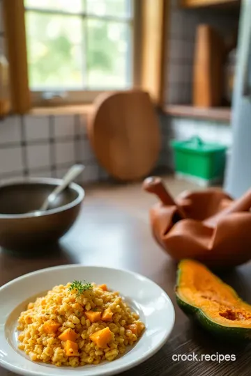 Creamy Butternut Squash Risotto steps
