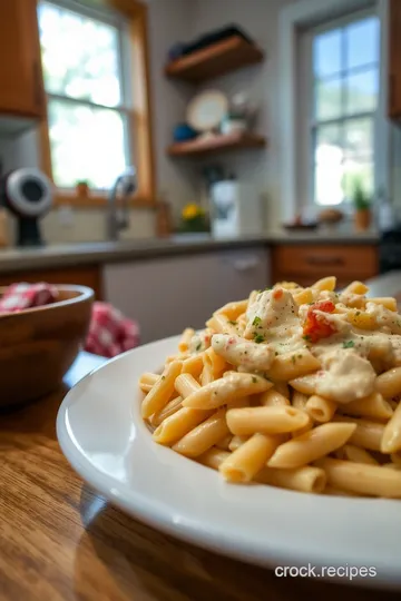 Creamy Crack Chicken Penne Pasta steps