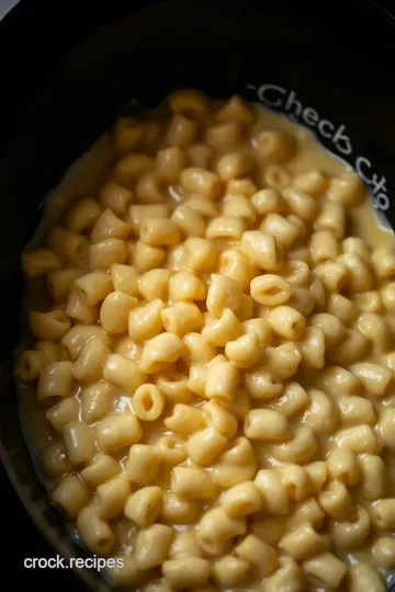 Creamy Crock Pot Mac and Cheese – The Ultimate Set-It-and-Forget-It Comfort Classic presentation
