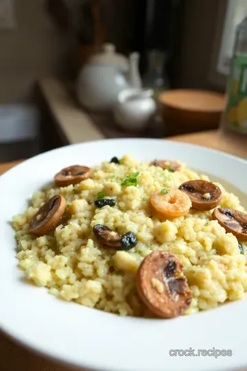 Creamy Seafood Mushroom Risotto steps