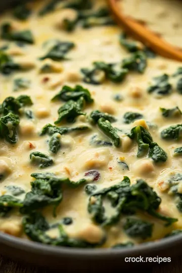Creamy Spinach and Cheese Casserole Delight presentation
