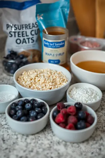 Creamy Steel Cut Oats: A Breakfast Brilliance ingredients