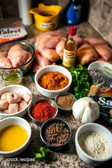 Crispy Air Fryer Chicken Legs: Juicy Flavor-Packed Perfection ingredients