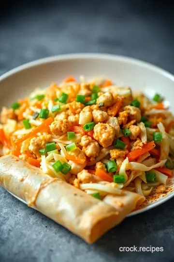 Crispy Air Fryer Egg Rolls: A Flavor-Packed Delight presentation