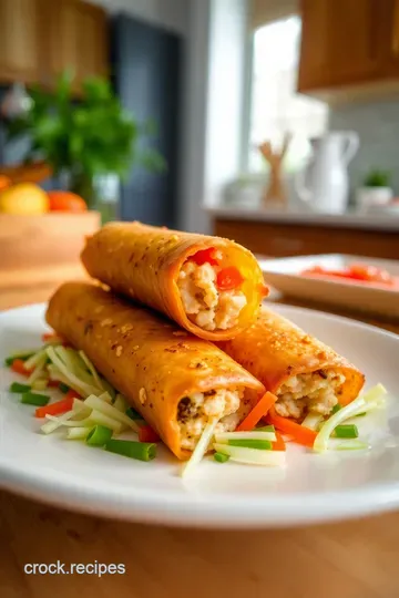 Crispy Air Fryer Egg Rolls: A Flavor-Packed Delight steps