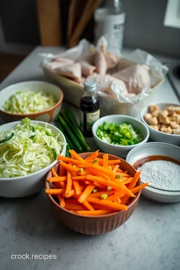 Crispy Air Fryer Egg Rolls: A Guilt-Free Delight! ingredients