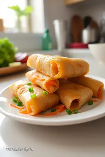 Crispy Air Fryer Egg Rolls: A Guilt-Free Delight! steps
